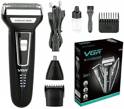 VGR V-210 - ماكينة الحلاقة المتكاملة (3 في 1) 