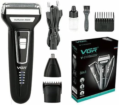 VGR V-210 - ماكينة الحلاقة المتكاملة (3 في 1)