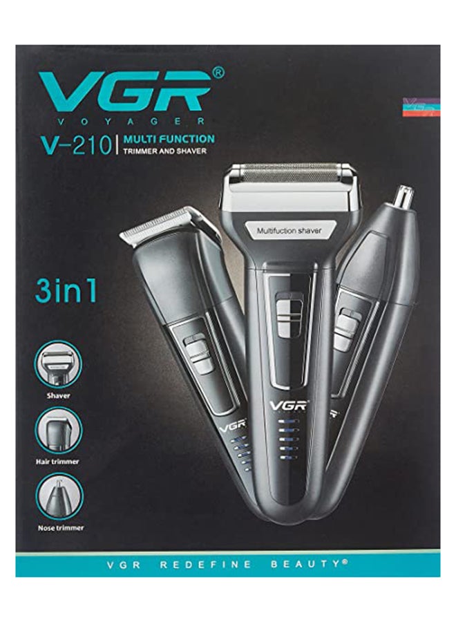 VGR V-210 - ماكينة الحلاقة المتكاملة (3 في 1) 